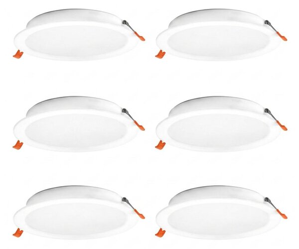 Osram - SADA 6x LED Podhledové svítidlo ESSENTIAL LED/18W/230V pr. 22 cm bílá