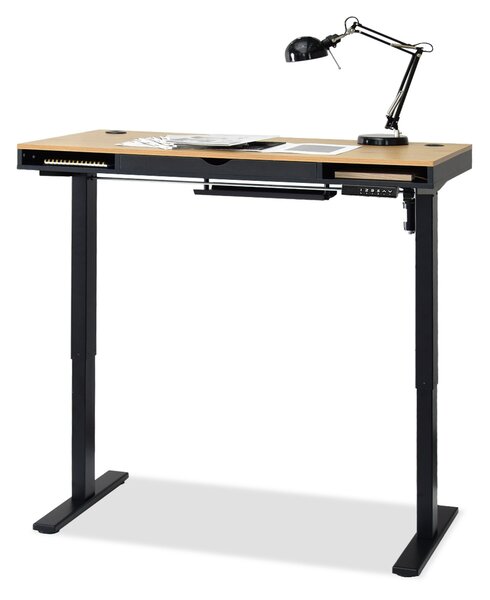 Pracovní stůl 120 HESOL - černý / dub
