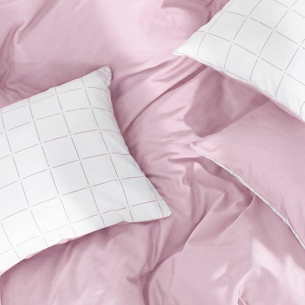 DARRÉ Saténové povlečení Royal Dream - soft pink Velikost: 140 x 200 + 70 x 90
