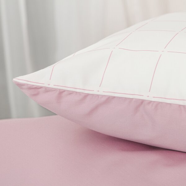 DARRÉ Saténové povlečení Royal Dream - soft pink Velikost: 140 x 200 + 70 x 90