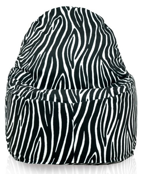 Křeslo Porto zebra