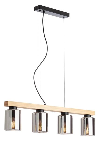 Redo 01-3986 - Lustr na lanku ROTIS 4xE27/15W/230V