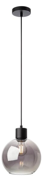 Redo 01-4045 - Lustr na lanku ATLANTIS 1xE27/42W/230V pr. 20 cm černá