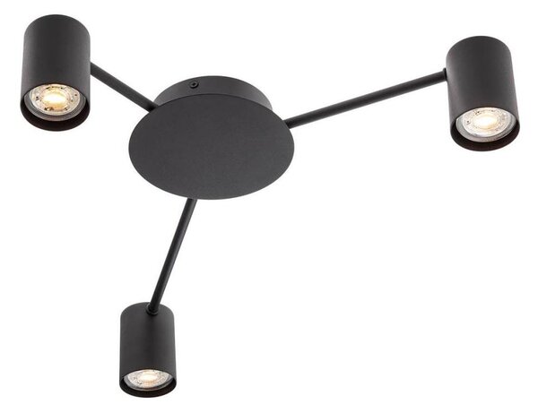 Redo 01-4050 - Bodové svítidlo NOA 3xGU10/10W/230V černá