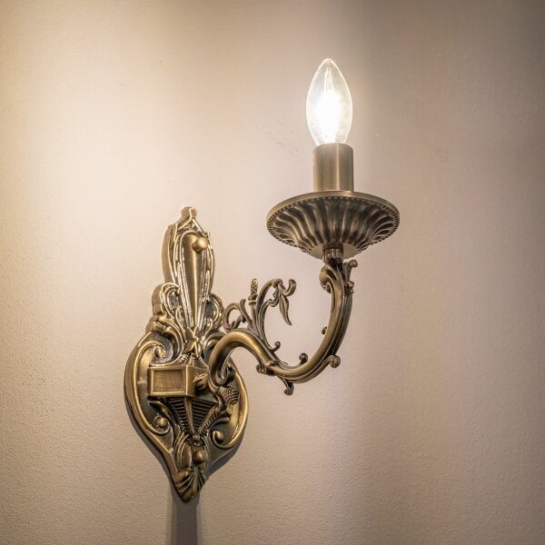BRILAGI - Nástěnná lampa CLASSIC 1xE14/10W/230V mosaz