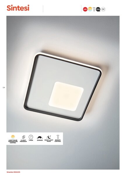 Redo 05-961-LED Stmívatelné stropní svítidlo SINTESI LED/53W/230V 3000-6000K +DO