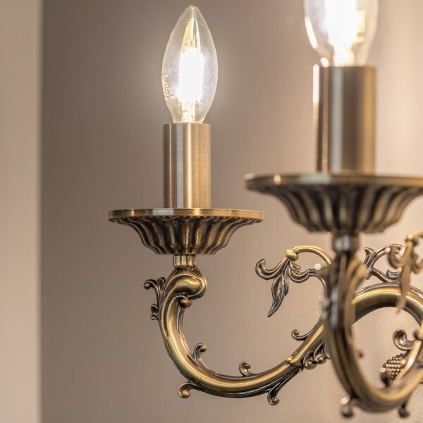 BRILAGI - Nástěnná lampa CLASSIC 2xE14/10W/230V mosaz