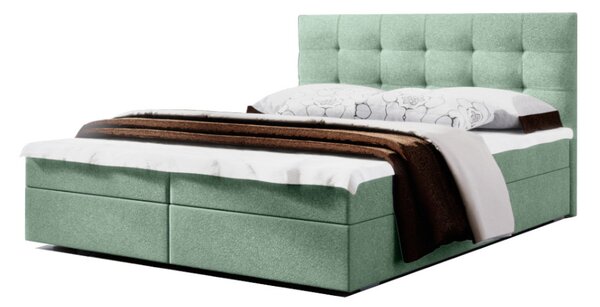 Čalouněná postel LAKE 2 + rošt + matrace, 180x200, cosmic16