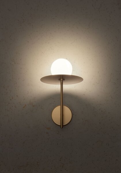 Redo 01-2725 - Nástěnná lampa PLATO 1xG9/10W/230V zlatá
