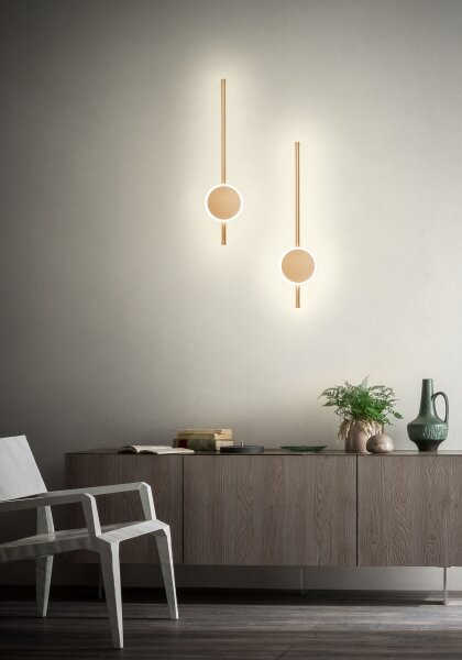 Redo 01-2700 - LED Nástěnné svítidlo DIAZ LED/18W/230V CRI 90 zlatá