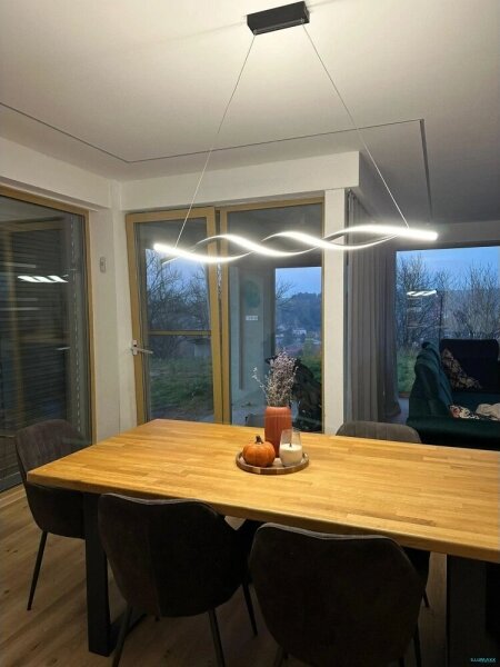 LED Lustr na lanku TWIST LED/37W/230V 4000K 120 cm černá