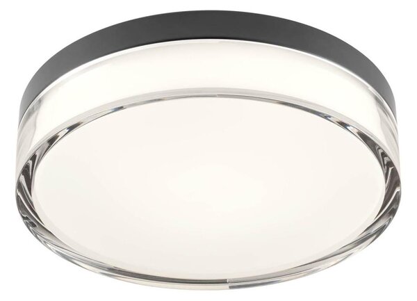 Redo 01-3735 - LED Stropní svítidlo FRISBI LED/12W/230V 3000/4000K IP44 černá