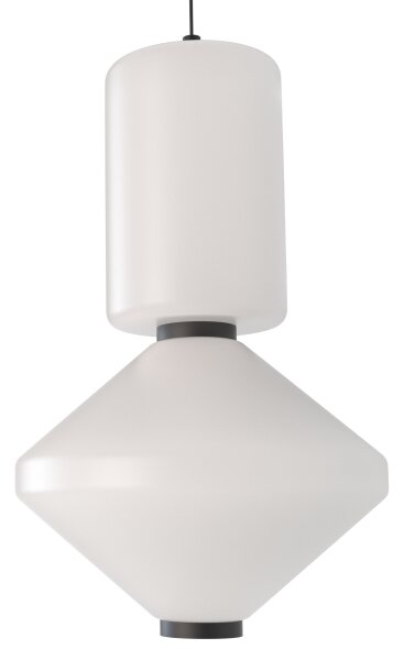 MAXLIGHT P0467 - LED Lustr na lanku AKIKO LED/16W/230V pr. 20 cm bílá