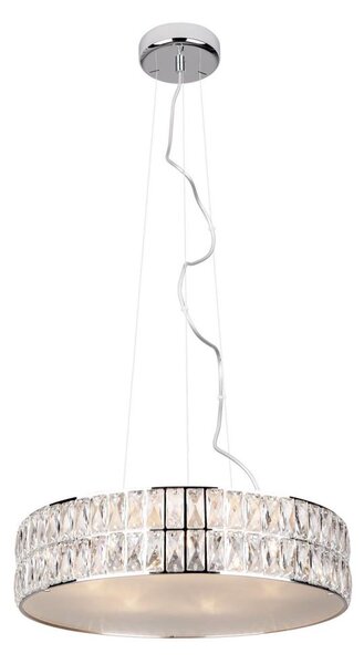 MAXLIGHT P0236 - Lustr na lanku DIAMANTE 5xG9/42W/230V pr. 38 cm chrom
