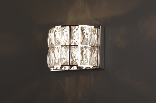 MAXLIGHT W0204 - Nástěnné svítidlo DIAMANTE 1xG9/42W/230V chrom