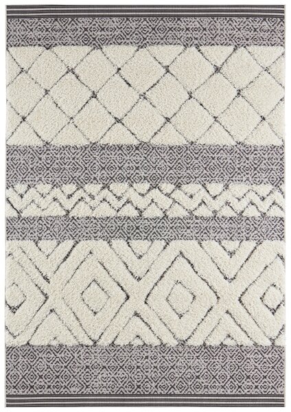Mint Rugs - Hanse Home koberce Kusový koberec Handira 103906 Black/Cream - 80x150 cm