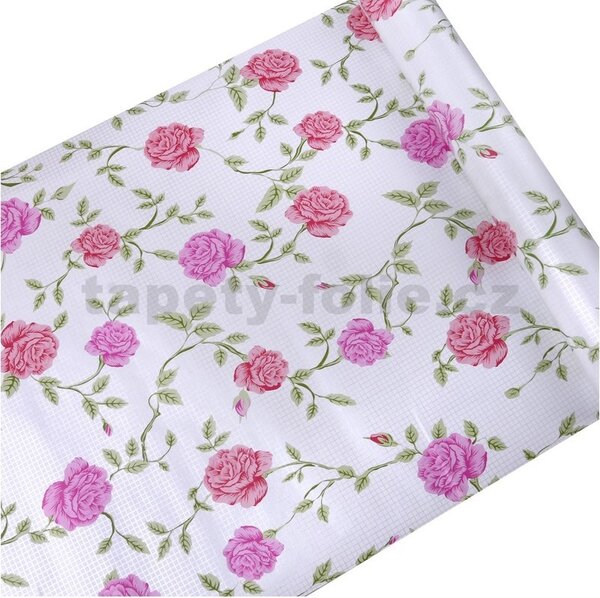 Samolepící tapety 45 cm x 10 m IMPOL TRADE 9014 popínavé růže samolepící tapety