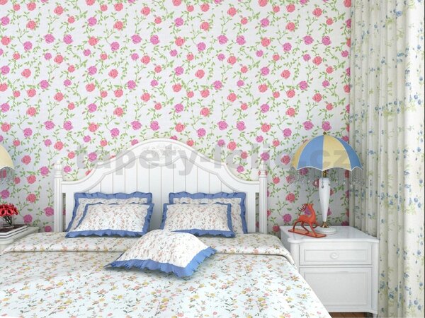 Samolepící tapety 45 cm x 10 m IMPOL TRADE 9014 popínavé růže samolepící tapety