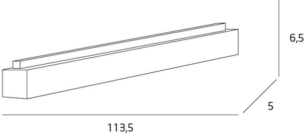 MAXLIGHT C0125 - LED Stropní svítidlo LINEAR LED/36W/230V 113,5 cm bílá