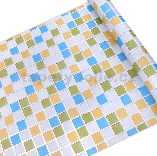 Samolepící tapety 45 cm x 10 m IMPOL TRADE 9093 mozaika barevná samolepící tapety