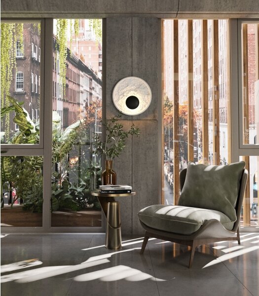 MAXLIGHT W0325 - LED Nástěnné svítidlo OYAKA LED/5W/230V pr. 29 cm bílá/černá