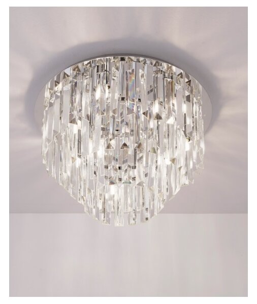 MAXLIGHT C0136 - Stropní svítidlo MONACO 9xG9/40W/230V pr. 42 cm chrom