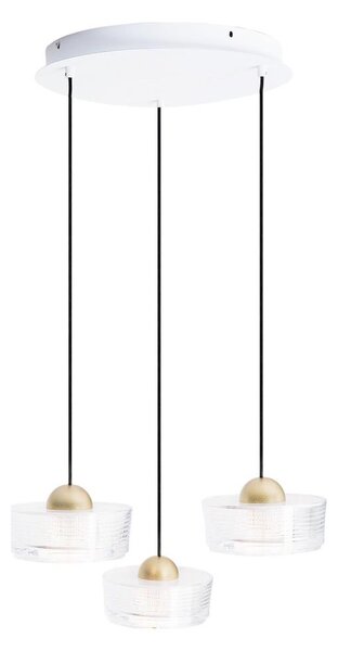 MAXLIGHT P0543 - LED Lustr na lanku LIPARI LED/22W/230V pr. 35 cm čirá