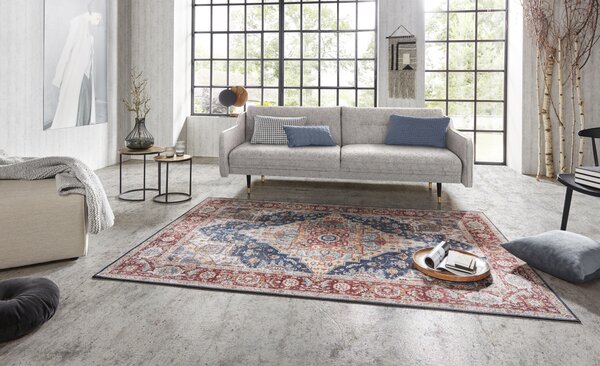 Hanse Home, Kusový koberec Asmar 104017 Indigo/Blue, 80x150, modrá, obývací pokoj