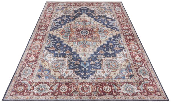 Nouristan - Hanse Home, Kusový koberec Asmar 104017 Indigo/Blue | vícebarevná Typ: 120x160 cm