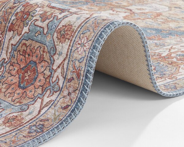Hanse Home, Kusový koberec Asmar 104014 Jeans blue, 160x230, modrá, obývací pokoj
