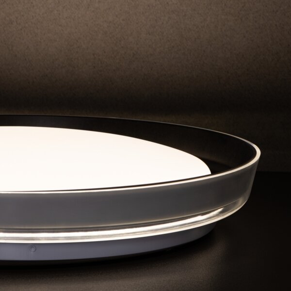 Kanlux 37319 - LED Stropní svítidlo NIFU LED/17,8W/230V pr. 43 cm bílá/černá