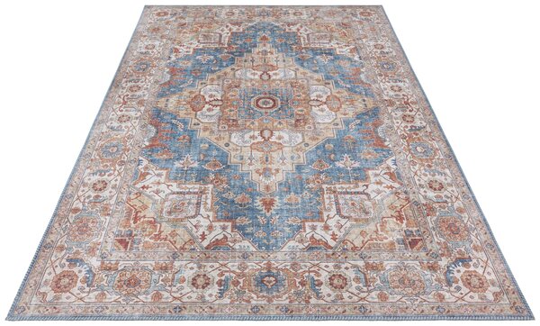 Hanse Home, Kusový koberec Asmar 104014 Jeans blue, 160x230, modrá, obývací pokoj