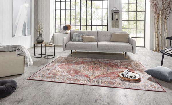 Hanse Home, Kusový koberec Asmar 104013 Brick/Red, 120x160, červená, obývací pokoj