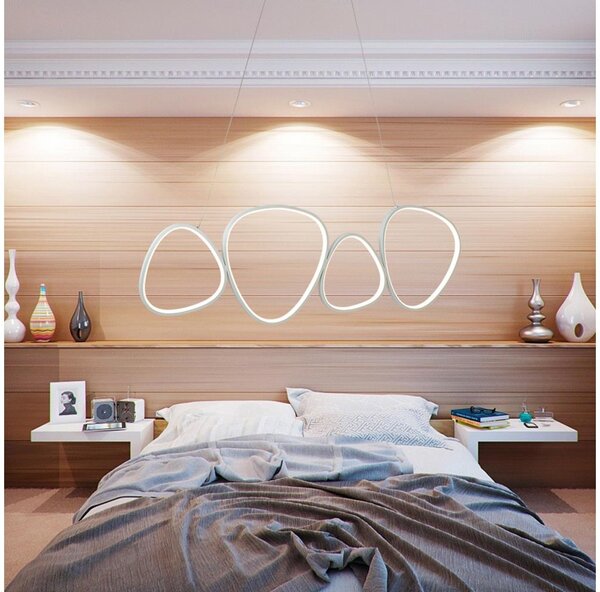 ONLI - LED Lustr na lanku ROMEO LED/48W/230V 4000K bílá
