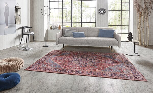 Hanse Home, Kusový koberec Asmar 104012 Orient/Red, 80x150, červená, obývací pokoj