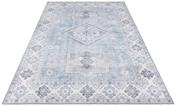 Hanse Home, AKCE: 80x200 cm Kusový koberec Asmar 104010 Brilliant/Blue, modrá, obývací pokoj