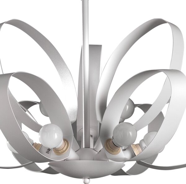 ONLI - Lustr na řetězu SERENA 9xE14/6W/230V bílá