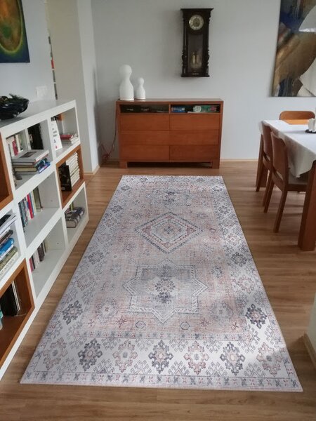 Hanse Home, Kusový koberec Asmar 104009 Old/Pink, 80x150, růžová, obývací pokoj