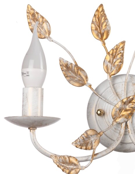 ONLI - Nástěnné svítidlo COLLANA 1xE14/6W/230V bílá/zlatá