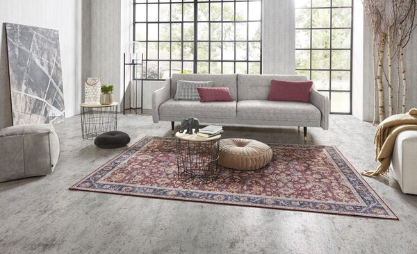 Hanse Home, Kusový koberec Asmar 104004 Bordeaux/Red, 80x150, červená, chodba / předsíň