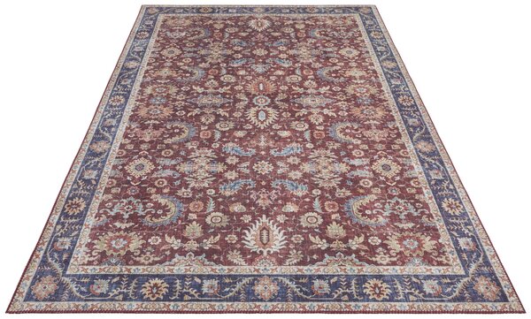 Hanse Home, Kusový koberec Asmar 104004 Bordeaux/Red, 80x150, červená, chodba / předsíň
