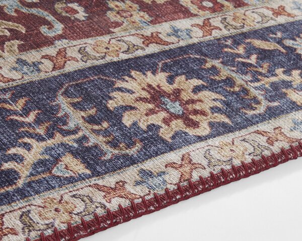 Hanse Home, Kusový koberec Asmar 104004 Bordeaux/Red, 80x150, červená, chodba / předsíň