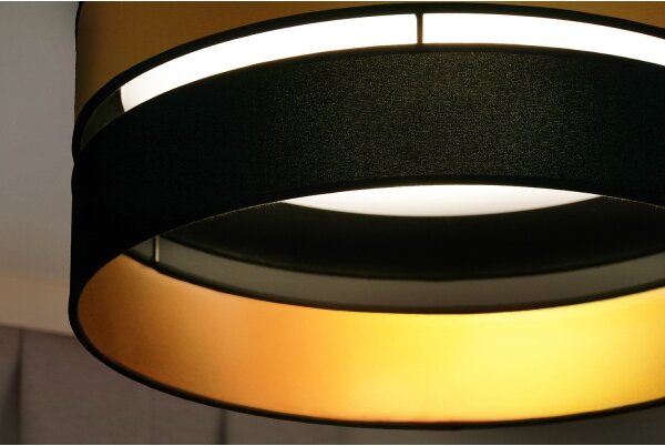 Brilagi - LED Stropní svítidlo ROYAL LED/24W/230V pr. 45 cm černá/zlatá