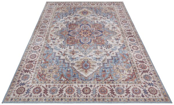 Hanse Home, Kusový koberec Asmar 104002 Cyan/Blue, 80x150, modrá, obývací pokoj