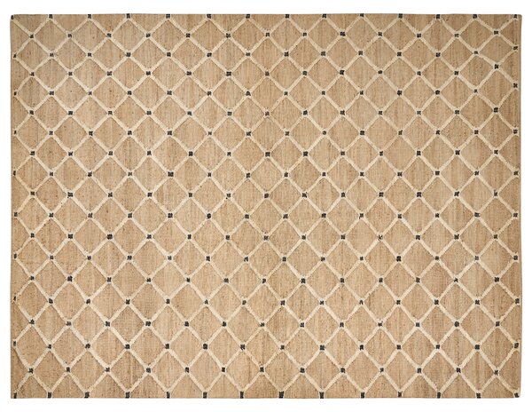 Jutový koberec 300 x 400 cm béžový KALEKOY