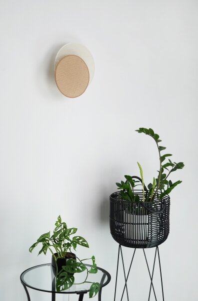 Brilagi - Nástěnné svítidlo CIRCLES 1xE27/15W/230V 35x32 cm béžová/krémová