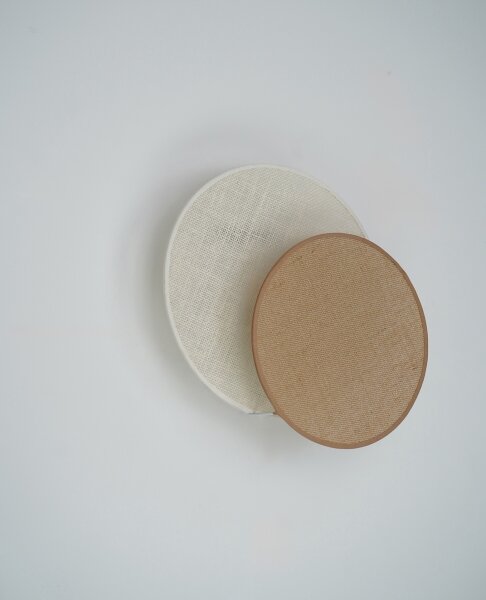 Brilagi - Nástěnné svítidlo CIRCLES 1xE27/15W/230V 35x32 cm béžová/krémová