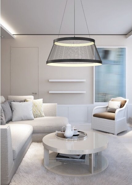 Zuma Line MD3328-2M-3BT - LED Stm. lustr BALL LED/53W/230V 2700-6000K černá + DO