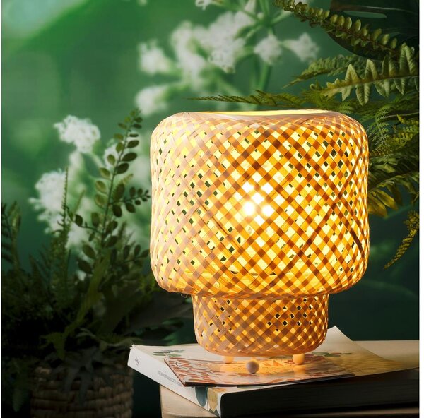 ONLI - Stolní lampa BAMBOO 1xE27/22W/230V bambus