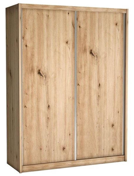 Skříň s posuvnými dveřmi BERLINA 2 - šířka 180 cm, dub artisan